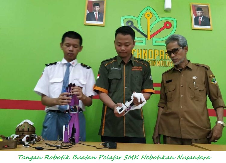 Tangan Robotik Buatan Pelajar SMK Hebohkan Nusantara